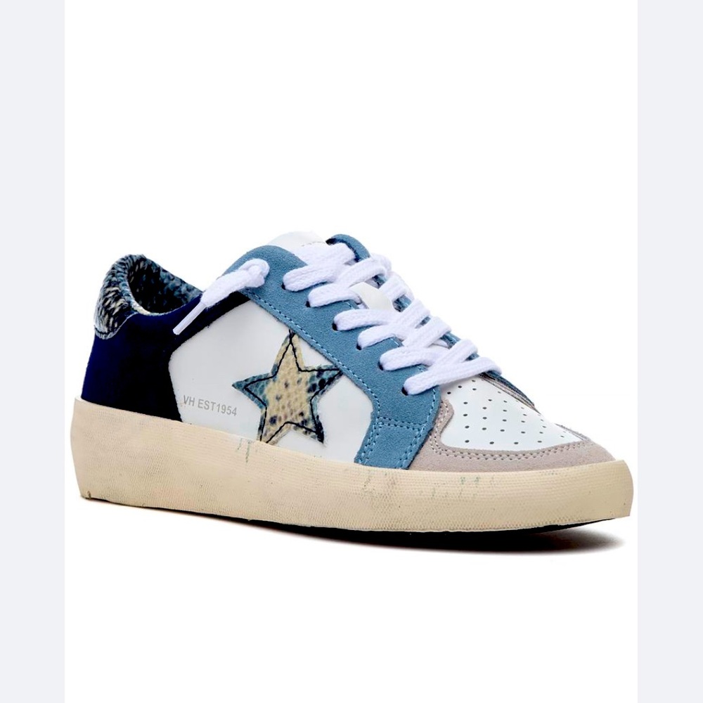 Vintage Havana Center Sneaker Wild Blue - Womens Size 7